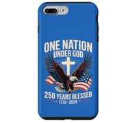 Carcasa para iPhone 7 Plus/8 Plus Bandera de águila One Nation Under God 250 Years Blessed 1776-2026