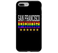 Carcasa para iPhone 7 Plus/8 Plus Bandera de Arco Iris LGBT de San Francisco Pride Gay Lesbianas Queer