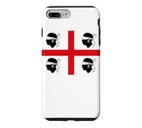 Carcasa para iPhone 7 Plus/8 Plus Bandera de Cerdeña Italia 4 Moros Cerdeña