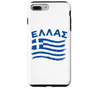 Carcasa para iPhone 7 Plus/8 Plus Bandera de Grecia Hellas Herencia Griega Orgullo Helénico