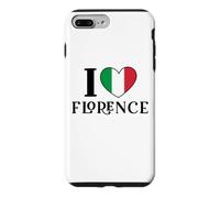 Carcasa para iPhone 7 Plus/8 Plus Bandera de Italia I Love Florence