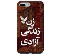Carcasa para iPhone 7 Plus/8 Plus Bandera de León y Sol de Irán Gratis - Mujeres persas, Vida, Libertad