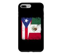 Carcasa para iPhone 7 Plus/8 Plus Bandera de Puerto Rico México | Raíces mexicanas puertorriqueñas