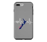 Carcasa para iPhone 7 Plus/8 Plus Bandera del Latido del corazón de Nueva Zelanda