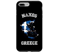 Carcasa para iPhone 7 Plus/8 Plus Bandera Envejecida de Grecia Orgullo de Naxos