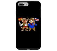 Carcasa para iPhone 7 Plus/8 Plus Bandera España Costa Rica Raíces Español-Costarricenses