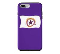 Carcasa para iPhone 7 Plus/8 Plus Bandera Ondulada de la Tribu Wampanoag Squanto India nativa Americana