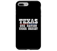 Carcasa para iPhone 7 Plus/8 Plus Barbacoa Texas One Nation Under Brisket - Divertida Barbacoa de Texas