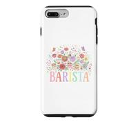 Carcasa para iPhone 7 Plus/8 Plus Barista Coffee Floral Pastel Diseño Caprichoso