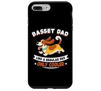 Carcasa para iPhone 7 Plus/8 Plus Basset Dad, Like A Regular Dad Only Cooler - Basset Dog