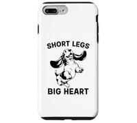 Carcasa para iPhone 7 Plus/8 Plus Basset Hound Short Legs Big Heart