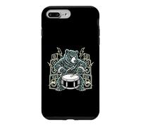 Carcasa para iPhone 7 Plus/8 Plus Batería percusionista Rock Drummer Bear