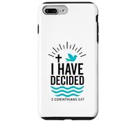 Carcasa para iPhone 7 Plus/8 Plus Bautismo bautizado 2026 He decidido Nuevo Creyente Cristiano