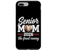 Carcasa para iPhone 7 Plus/8 Plus Béisbol Senior Mamá 2026 Final Inning Orgullosa Mamá Madre Madre