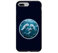 Carcasa para iPhone 7 Plus/8 Plus Belugawal Ballenero Unicornio de los Mares Ballena Familia Océano
