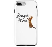 Carcasa para iPhone 7 Plus/8 Plus Bengal Cat Mom I Mama Family Pet Friend for Men Women