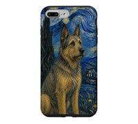 Carcasa para iPhone 7 Plus/8 Plus Berger Picard Dog Van Gogh Noche Estrellada