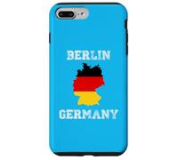 Carcasa para iPhone 7 Plus/8 Plus Berlín Alemania Vintage Alemania Bandera Mapa Diseño