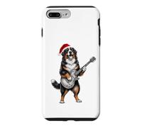 Carcasa para iPhone 7 Plus/8 Plus Berner Santa Hat Guitarra Eléctrica Fiesta de Navidad