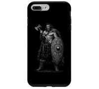 Carcasa para iPhone 7 Plus/8 Plus Berserker Vikingo con Hacha y Escudo Pict