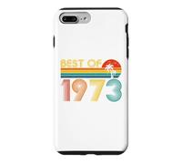 Carcasa para iPhone 7 Plus/8 Plus Best of 1973 Retro Men Women Birthday Year Old 1973 Vintage