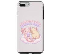 Carcasa para iPhone 7 Plus/8 Plus Besties Axolotl Capybara Bubble Tea Lindo Kawaii Anime Animal