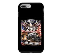 Carcasa para iPhone 7 Plus/8 Plus Big Boy 4014 Train America Turns 250 Years Freedom Patriotic