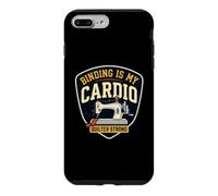 Carcasa para iPhone 7 Plus/8 Plus Binding Is My Cardio Funny Quilting Máquina de Coser Quilter