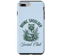Carcasa para iPhone 7 Plus/8 Plus Bionic Shoulder Social Club Raccoon Lesiones Recuperación Divertido