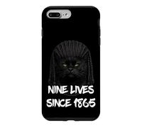 Carcasa para iPhone 7 Plus/8 Plus Black Cat Cornrows 9 Vidas Desde 1865 Retro afroamericano