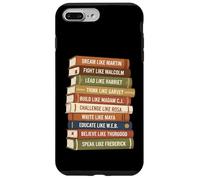 Carcasa para iPhone 7 Plus/8 Plus Black Leaders African American Teachers Education Pride