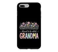 Carcasa para iPhone 7 Plus/8 Plus Blessed To Be Called Grandma Diseño Floral