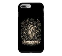 Carcasa para iPhone 7 Plus/8 Plus Bloom in The Dark Gothic Anatómico Corazón Raven Goth Girl