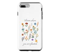 Carcasa para iPhone 7 Plus/8 Plus Bloom Where You Are Planted Gardening Floral Motivational