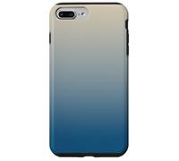 Carcasa para iPhone 7 Plus/8 Plus Blue Beige Gradient Aesthetic - Minimalist Ombre Design for