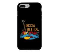 Carcasa para iPhone 7 Plus/8 Plus Blues Guitarrista y Fan de la música Rock o Delta Blues