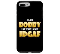 Carcasa para iPhone 7 Plus/8 Plus Bobby Costume Idgaf Funny Meme Halloween Costume For Bobbys