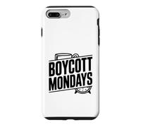 Carcasa para iPhone 7 Plus/8 Plus Boicot Lunes Divertido Anti Lunes Motivación