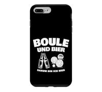 Carcasa para iPhone 7 Plus/8 Plus Bol Pétanque y Cerveza Deportiva, Torneo, Petanca, Bola