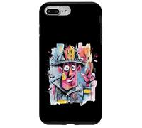 Carcasa para iPhone 7 Plus/8 Plus Bombero Graffiti Pop Hero Personaje Arte Gráfico Señalando