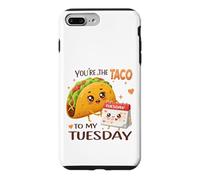 Carcasa para iPhone 7 Plus/8 Plus Bonito diseño gastronómico de You'Re The Taco To My Tuesday