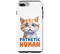 Carcasa para iPhone 7 Plus/8 Plus Bonito gráfico Humano patético de Gato