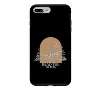 Carcasa para iPhone 7 Plus/8 Plus Bookworm Read The Book Boho Arch Line Art Illustration