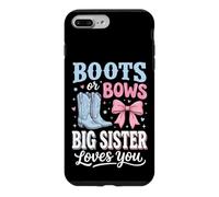 Carcasa para iPhone 7 Plus/8 Plus Boots Or Bows Big Sister Loves You