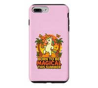 Carcasa para iPhone 7 Plus/8 Plus Born to Be Magical Summer Vibes Piña Unicornio