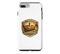 Carcasa para iPhone 7 Plus/8 Plus Born To Kubb Regalo Divertido My Therapist has Wooden Blocks