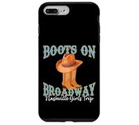 Carcasa para iPhone 7 Plus/8 Plus Botas en Broadway Tennessee Nashville Girls Trip Fin de Semana