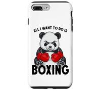 Carcasa para iPhone 7 Plus/8 Plus Boxeador de Oso Lindo Boxeador con Texto en inglés All I Want To Do
