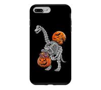 Carcasa para iPhone 7 Plus/8 Plus Brachiosaurus Apatosaurus Dinosaurio Esqueleto Calabaza Dino Niño