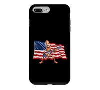 Carcasa para iPhone 7 Plus/8 Plus Brainrot 4th July US Flag America Tung Sahur Electric Guitar